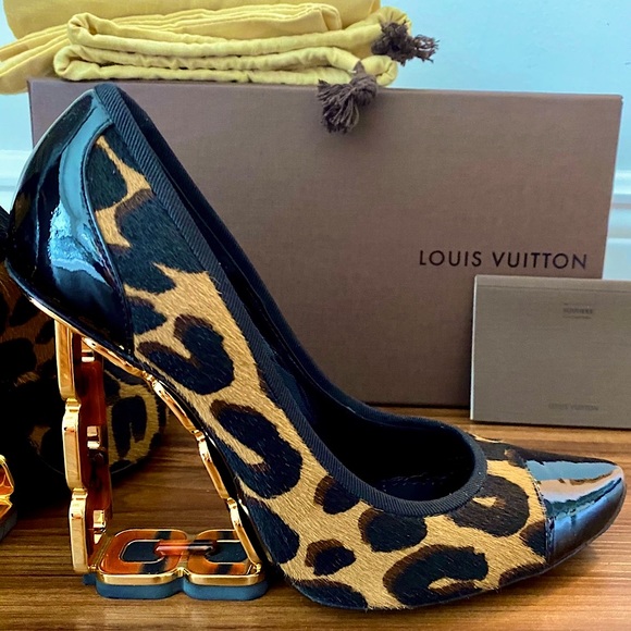 Louis Vuitton Shoes - Louis Vuitton Leopard Print Heels